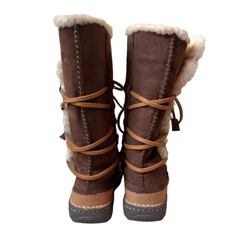 UGG Australia CATALINA Tall Boots Goober Chocolate Brown
